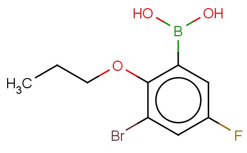 3-BROMO-5-FLUORO-2-PROPOXYPHENYLBORONIC ACID